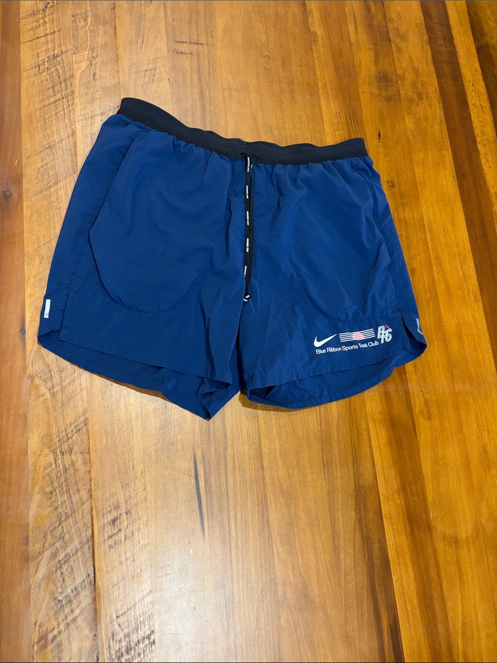 Nike Men’s Navy Dry-Fit Athletic Shorts with Drawstring